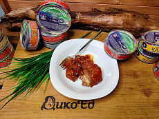 Язь обжаренный в томатном соусе