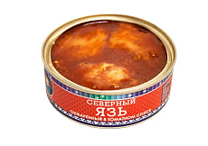 Язь обжаренный в томатном соусе